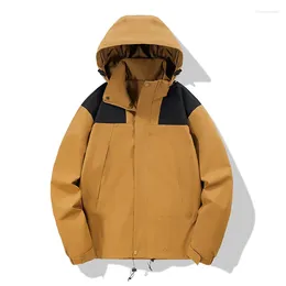 Men's Jackets Spring And Autumn Couple Sprint Jacket Unisex Hooded Sports Windbreaker Outfit