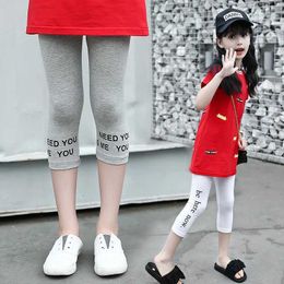 Shorts Korean Childrens Clothing 2023 Summer Childrens Sports Pants Girl Trousers Clothing Youth Girls Trouser Junior Girls Cotton PantsL2403