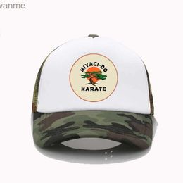 CAPS HATS Intressant modehatt retro palat stad gör inspiration karate barn tryckt baseball hatt kvinnliga andningsbilar hatt wx