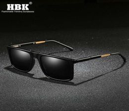 HBK Luxury Rectangle Mens Polarised Sunglasses 2020 New Trending Sun Glasses Quality TAC UV Protective Lens Anti Glare Shades3098104