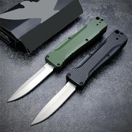 BM Om 4850 Stainless Steel AUTOMATIC Knife CPM-S30V Blade Zinc Alloy Handle With Deep Carry Pocket Clip Wilderness Survival Rescue Knives