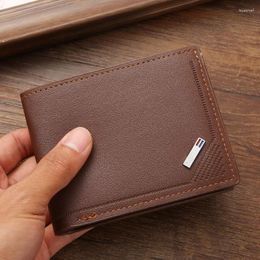 Wallets Foldable For Men Picture Coin Slim Purses Business Money Credit ID Cards Holders Vintage Protection Capacity Bags