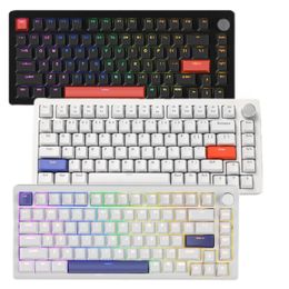 DrunkDeerA75 Rapid Trigger Mechanical KeyboardTKL Gaming Keyboards Hyper Fast Magnetic Switch Keyboard RGB Compact 82 Keys 240429