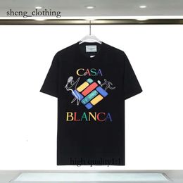 Casa Blanca Mens Shirt Women T Shirt New Style Clothes Mens Designer Casa Blanca Shirt Graphic Men Tees Short Cotton Sleeves US Size S M L Xl 4332