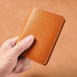 Wallets 2024 Solid Colour PU Leather Small Wallet For Women Short Simple Women's Purse With Buttons Ultra Thin Bag Coin