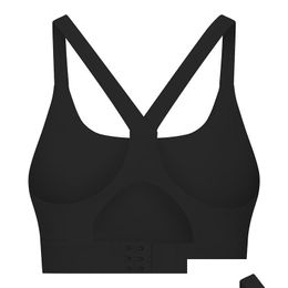 Yoga Outfit L-131 New Sports Bra For Women Gym Womens Tube Top Underwear Push Up Shake Proof Plus Size Sport Brassiere Tops Drop Deliv Dht9Q