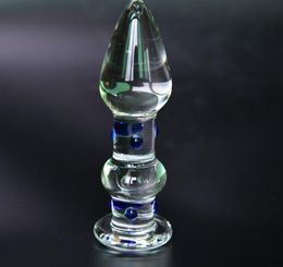 Classic glass anal butt plug beads Crystal dildo Adult male female masturbation products Sex toys for women men gay1452525