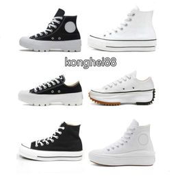 Designer Canvas Shoes Men Women Platform Casual Shoes Spring And Autumn Classic Black And White High Top Low Top Comfortable Sneakers 35-44