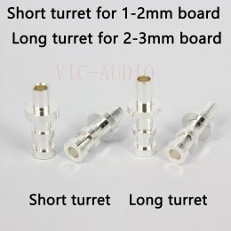 Amplifier DIY Project Turret lug Audio Tag Board Turret Board Terminal Board Rivet Copper Plated Silver Turret 1~3mm Board Tube Amplifier