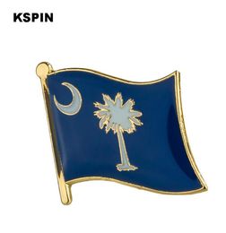 USA South carolina Flag Lapel Pin Flag Badge Lapel Pins Badges Brooch XY02044683496