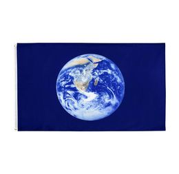 Earth Day Flag Direct factory whole stock 3x5Ft 90x150cm 100 Polyest for Hanging Decoration USA banner3131015
