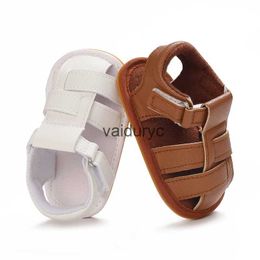 Sandals Toddler First Walker Baby Crib Newborn Summer Infant Boy Girl Shoes Rubber Soft Sole Non-Slip H240506