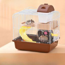 Cages Hamster Cage Comfortable Villa Cages Golden Bear Luxurious House Mouse Houses Small Hamsters Nest