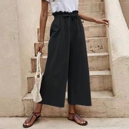 Women's Pants Casual For Women Fashion Streetwear Oversize Pockets Cargo Trousers 2024 Solid Wide Leg Straight Baggy Sweatpants