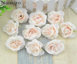 10pcslot Mini Artificial Flowers Silk Roses Heads For Wedding Decoration Party Fake Scrapbooking Floral Wreath Home Accessories C1494873