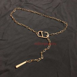 chenel miuimiui Women Chains Belts Fashion Designers Belt Link Luxury Waist Chain Womens Golden Alloy Dress Accessories Waistband Girdle Belts D22052606CY