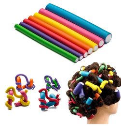 Hair Salon Rollers Curly Sponge Heat Insulation Rod Cold Ironing Bar Pearl Cotton Curlers portable rollers Perm Tool