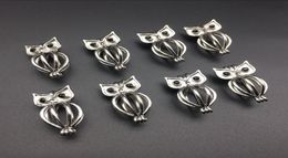 Pearl cage necklace pendant essential oil diffuser owl provides stainless steel color 10pc plus your own pearl makes it more at5065961
