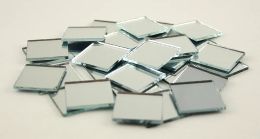 Mirrors 2X2CM Small Glass Square Craft Mirrors Bulk 100 Pieces Mosaic Tiles