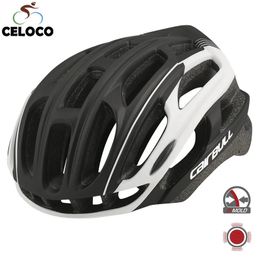 CAIRBULL LED Light Bicycle Helmet Casco Ciclismo In-molded Cycling MTB Racing Road Bike Sports Ultralight 240428