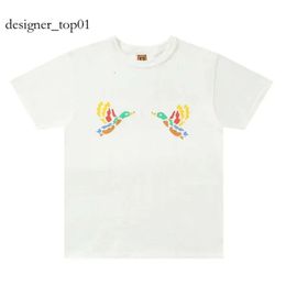 fashion brand HUMAN MADE 2023 New designer T Shirt Love Cartoon Flying Duck Dog Pig Slub Cotton Short Sleeved T-shirts for Men Women Human Make t shirt 9139