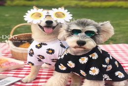 dog Apparel clothes summer online celebrities with the same fashion brand daisy tshirt cotton teddy pet1529209