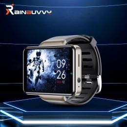 Watches Rainbuvvy DM101 4G LTE Smart Watch 2.4G 5G Dual Band WiFi 2.41 Inch Touch Screen 3GB RAM 32GB ROM 5MP/2MP Dual Camera Watch
