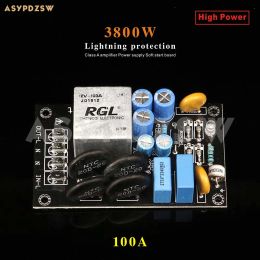 Amplifier 3800W High Power RGL 100A Class A amplifier Lightning protection Power supply Soft start board AC 115V/230V