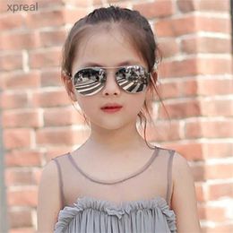 Óculos de sol Design de marca de moda meninos de sol dos óculos de sol Childrens Piolt Childrens Sunglasses Girls 100% UV óculos de proteção Oculos gafas wx