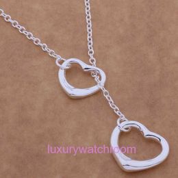 Luxury tiifeniy designer a ciondolo collane a sospensione coreana Talkal talk Appuntamento collana 925 gioielli placcati in argento sterling