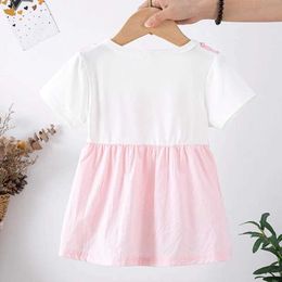 Girl's Dresses Baby Girl Clothes Princess Dress Birthday Party Toddler Girl Costume Cool Summer Children Clothing Short Sleeve Kid Outfit