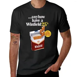 Men's Polos ...Anyhow Have A Winfield 25's T-Shirt Summer Clothes For Boy Top Quick Drying Mens