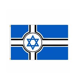 Banner Flags Israel Flag Israel Cross Flag Banner Indoor Outdoor For Decor Polyester Hanging 90x150cm