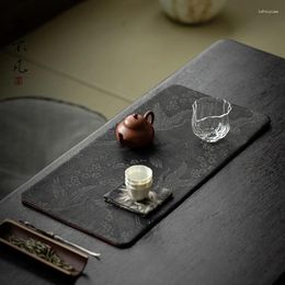 Tea Napkins Old Materials Xiangyun Yarn Mat Chinese Zen Dry Pour Double-Sided Towel Table Cloth Pot Tray Teapot Teacup