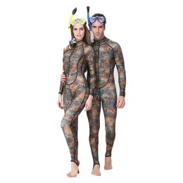 Suits DIVE&SAIL Onepiece Camouflage Rashguard Adults Dive Skin UPF50+ Wetsuit Swimwear for Diving Swimming Boating Snorkelling Surfing