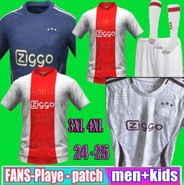 FANS Player 23 24 TADIC Soccer Jerseys BASSEY BERGHUIS Third Black Kit KLAASSEN BERGWIJN MARLEY 2024 2025 home Away Football Shirts Men Kids Uniforms CRUYFF 3XL 4XL