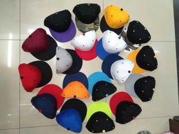 Ball Caps Unisex Snback Hat Hip Hop Vintage Flat Brim Baseball Cs Plain Blank Cotton Print Embroidery Classic Dance Hat J240506