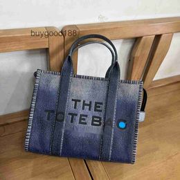 Top Luxury Marcj Original Edition Tote Bag Pure New Cowboy Computer Single Shoulder Crossbody Handheld Womens