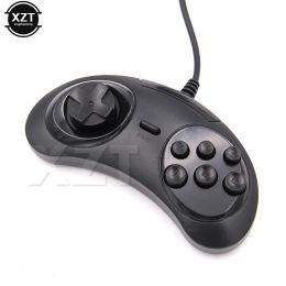 Mice USB Wired Gamepad Game Controller for SEGA Genesis/MD2 Y1301 6 Buttons Classic USB Joystick for MAC Mega Drive Game Pad PC NEW