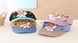 Ball Caps Cute Toddler Baby Kids Baseball Autumn Hats Cartoon Space Bear Children Cap Fashion Adjustable Boy Girl Snapback Hat2038456