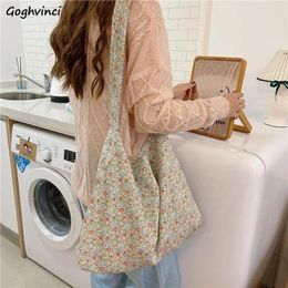 Bag Shoulder Bags Women Floral Cotton High-capacity Korean Style Sweet Girls Students All-match Handbags Crossbody Ins Casual Female
