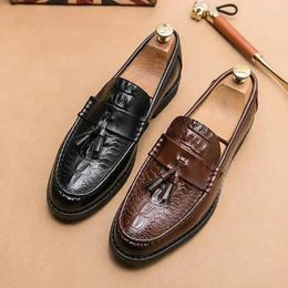 Dress Shoes Suit Leather Men's Business Casual Formal Wear British Korean Version Office Social