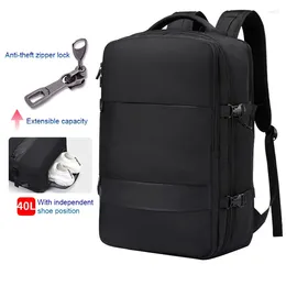 Backpack Anti-theft Expandable 15.6 Inch Laptop Men Waterproof Multifunctional Business Mochila USB Charging School Bag
