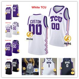 Sedona Prince Hailey Van Lith Emanuel Miller Avery Anderson III TCU Horned Frogs Basketball Jersey Custom Stitched Isaiah Manning 4 Jameer Nelson Jr. TCU Jerseys