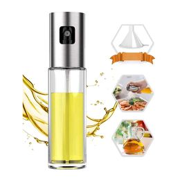 Grills Refillable Glass Canola/Coconut Oil Spray Bottle for For Cooking Mister For Air Fryer Baking Grilling Bbq Roasting Etc 0870