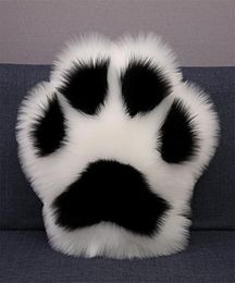 Creative Panda Paw Shape Cushion Seat Pad Home Car Bed Sofa Throw Pillow With Filling Cute Cat Paw Cushions Bedroom Tatami Decor 25302287