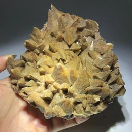 Decorative Figurines 310.6g Natural Rare Calcite Mineral Specimen Wheel Vein Degaussing Geology Teaching CRYSTAL QUARTZ GEM Home Decoration