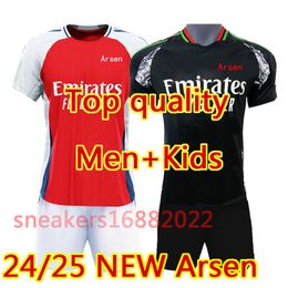 2024 2025 Arsen Alfc Soccer Jerseys SMITH ROWE SAKA MARTINELLI 24 25 Football Shirt Men Kids Kit ODEGAARD Nketiah G.JESUS ZINCHENKO SALIBA RICE HAVERTZ WHITEOUT