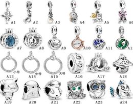 Designer Jewellery 925 Silver Bracelet Charm Bead fit P Cute Tree Owl Slide Bracelets Beads European Style Charms Beaded Murano6729979