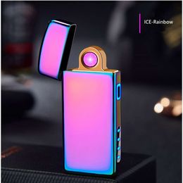 Newest Technology Rotating Arc Plasma Lighter , Windproof Rechargeable Flameless Electric Lighter